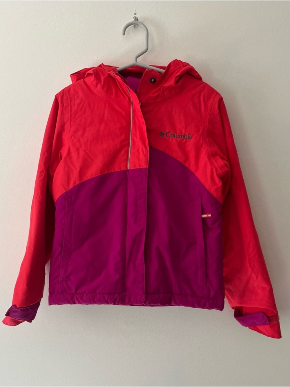 Girls Columbia Winter Jacket XXS Hooded Insulated Colorful Water-resistant